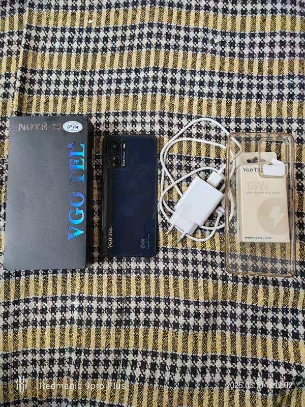 VGO Tel Note 23 (8+8gb ram  256gb) Complete Box PTA Approve 6