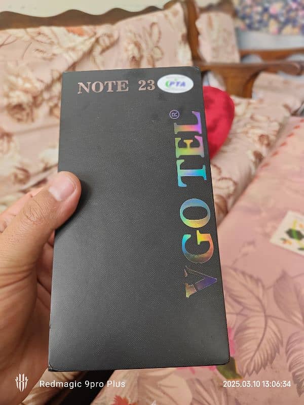 VGO Tel Note 23 (8+8gb ram  256gb) Complete Box PTA Approve 7