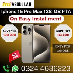 Iphone 15 Pro Max 128-GB PTA Mobile Available On Easy Installment