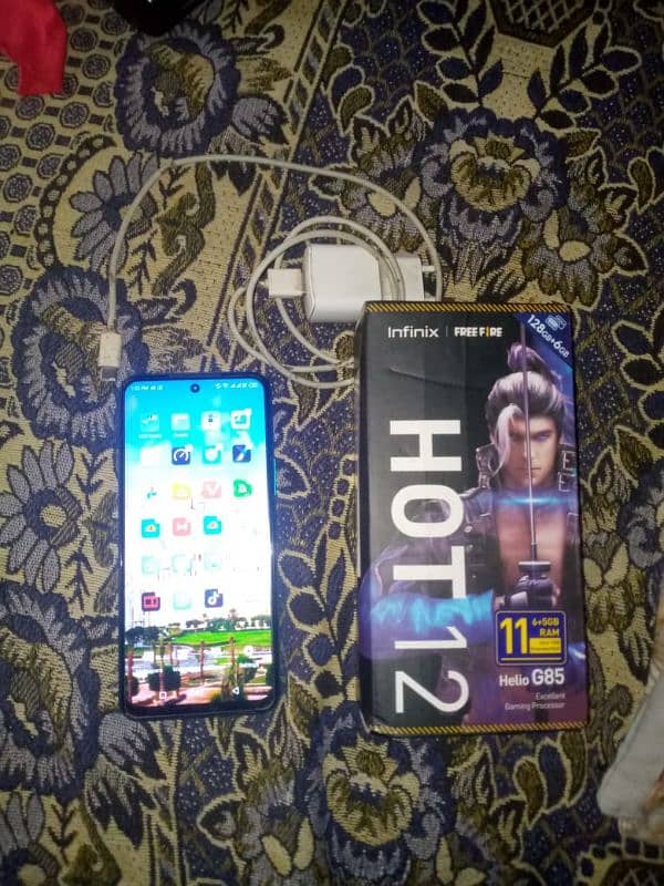 infnix hot 12 6gb 128gb hai all is ok hai no riparing 0