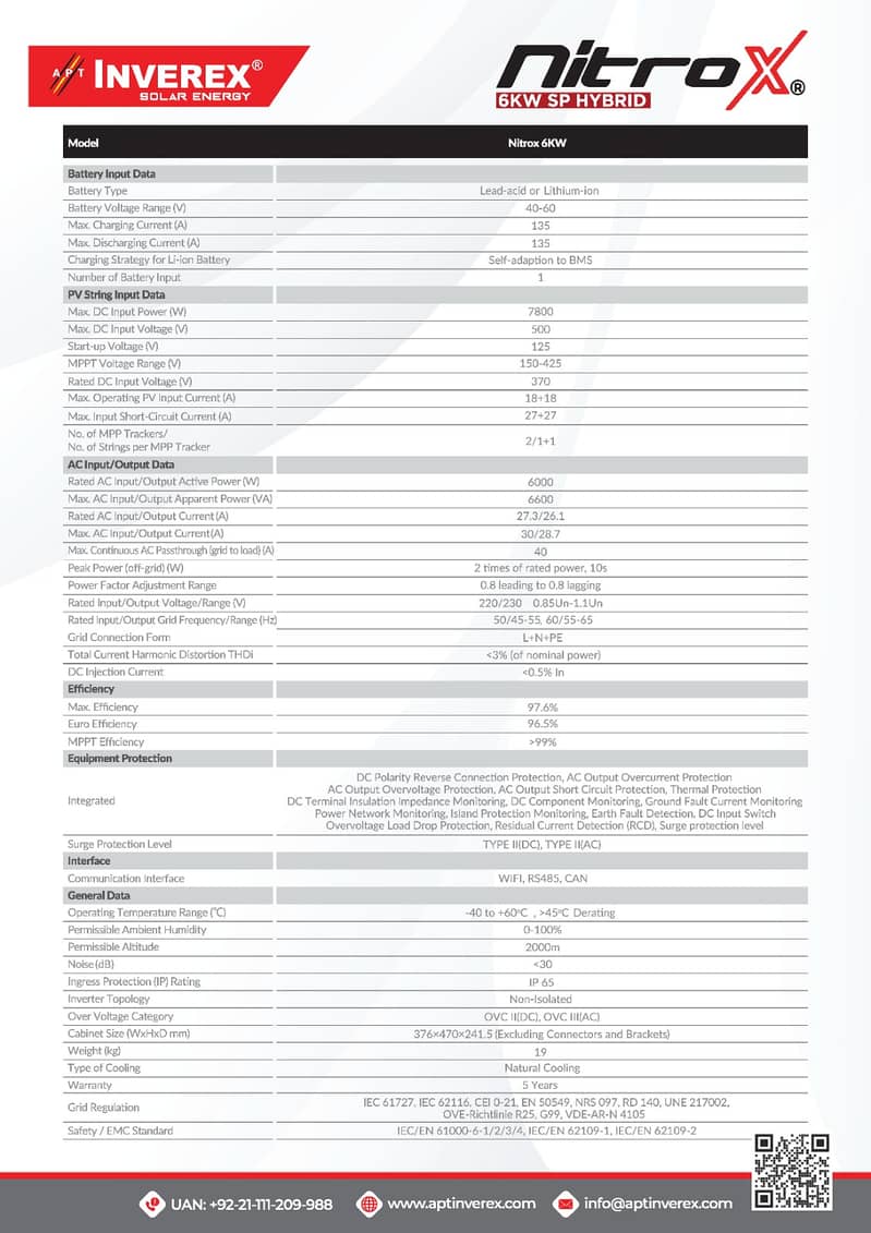 Inverex Nitrox 6kw 2