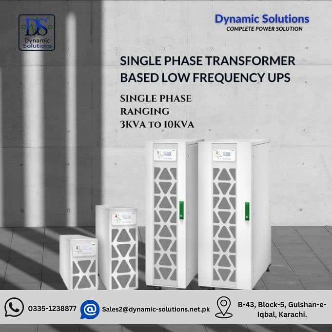 10KVA Double Conversion Online Pure Sine Wave UPS 0