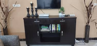 Solid Wood TV cabinet / decoration & storage cabinet.