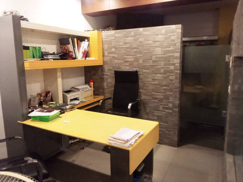 Fully Furnished Area 800 Square Feet Brand New Corporation Office Available For Rent In Main Boulevard Road Gulberg 3 Lahore 0