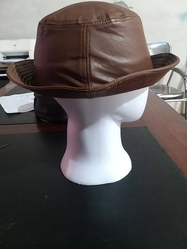 Leather hat 3