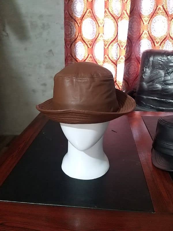 Leather hat 4