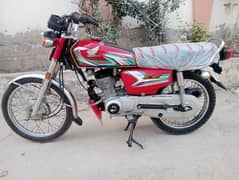 Honda 125 model 2023 new condition no work required urgent sale