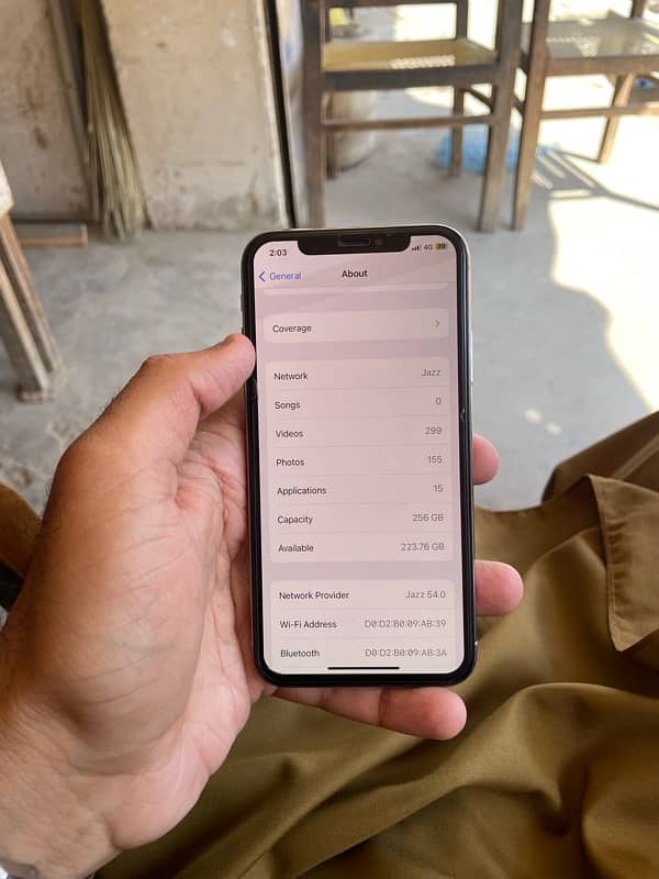 iPhone X PTA approved 256gb 9