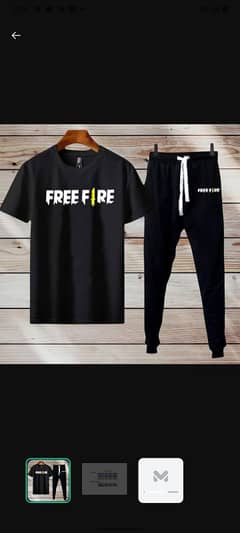 free fire track suit . . .