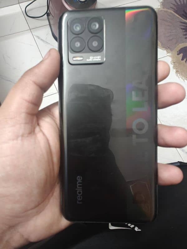 Realme 8 PTA Approved Dual sim 8/128 Gray Color 10/9 condition 0