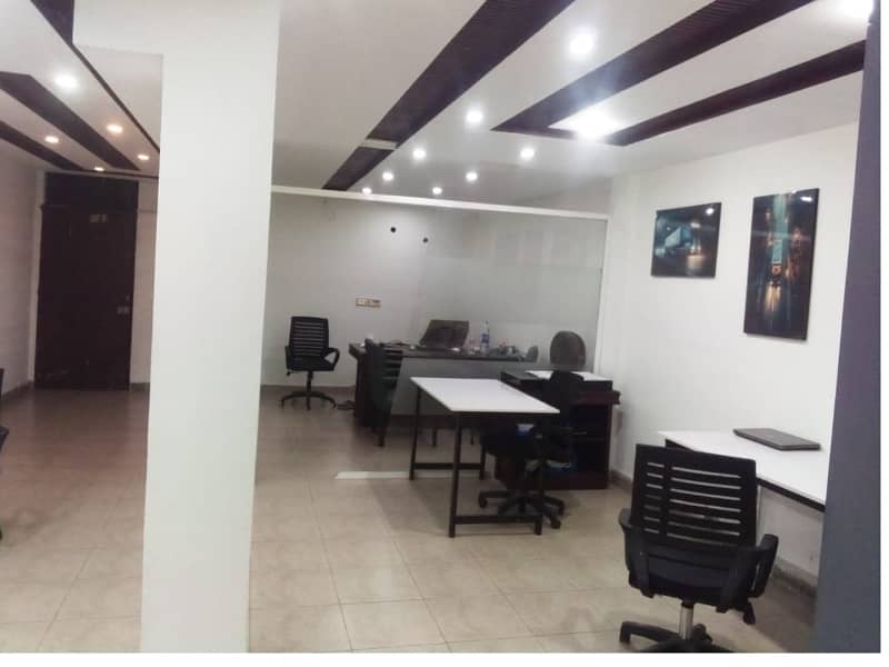 Area 750 square Feet Brand New Corporation Office Available For Rent in Main Boulevard Road Gulberg 3 Lahore 8