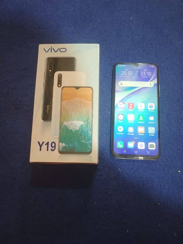 vivo y19 full box lush condition 3