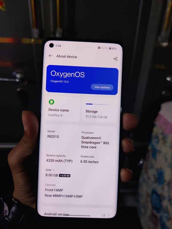 OnePlus 8 global Non PTA 6