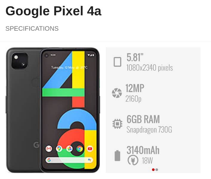 Google pixel 4a 1