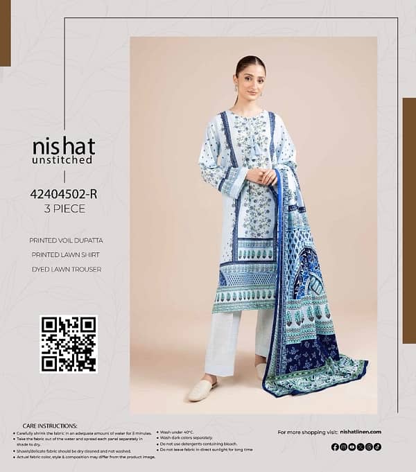 nishat lawn suits 3