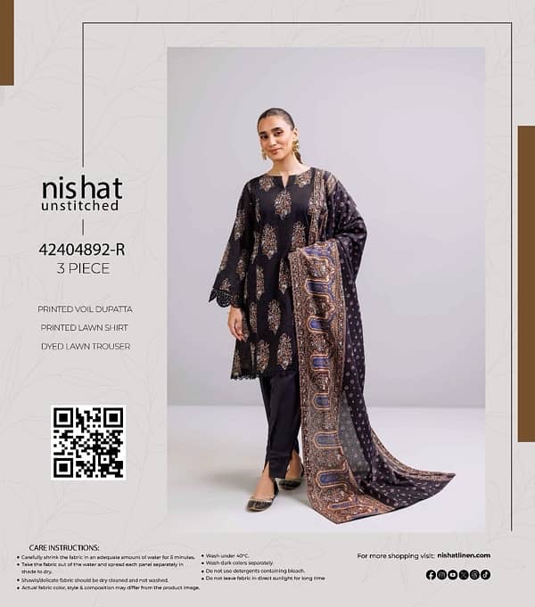 nishat lawn suits 4