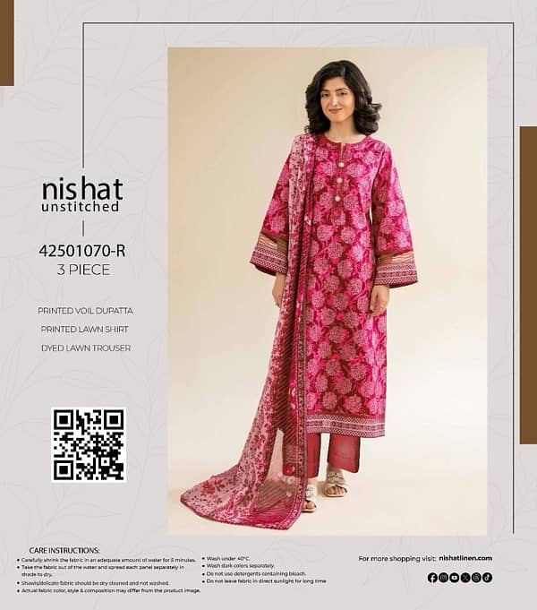 nishat lawn suits 7