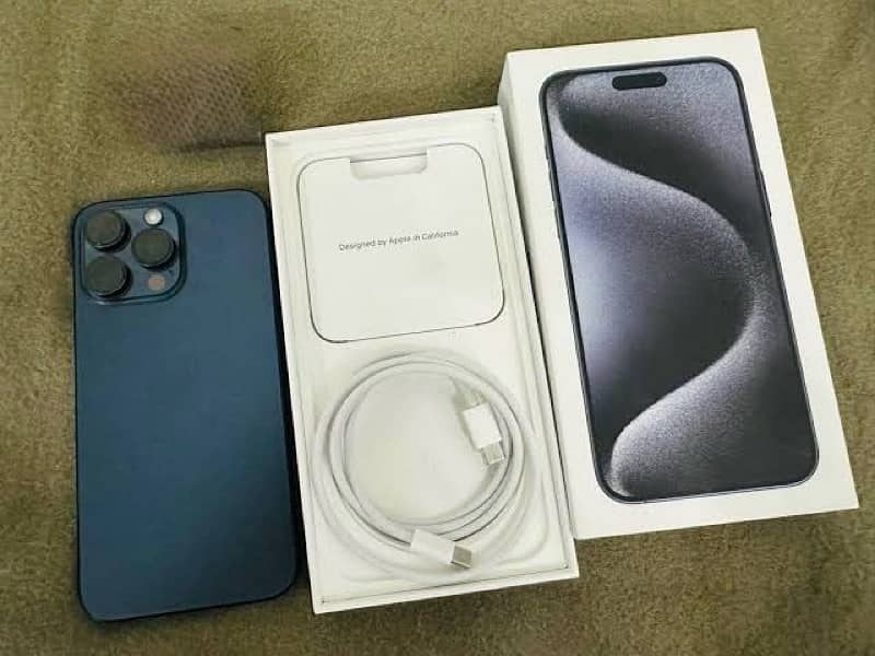 iphone 15 pro max 256 gb blue titanium 1