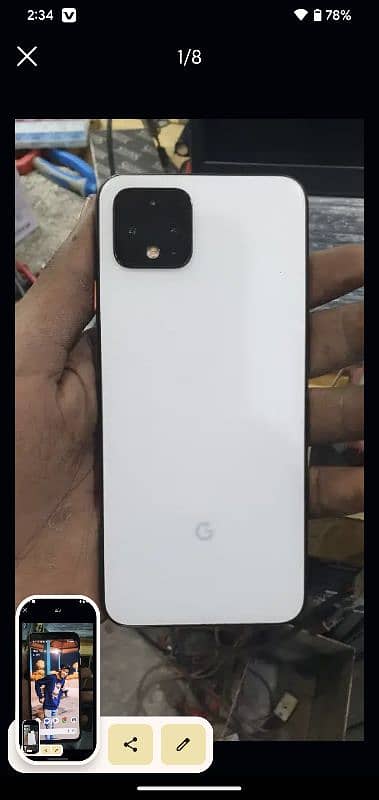 argent sel Google pixel 4 non PTA Hy all ok Hy con10/8.5 3