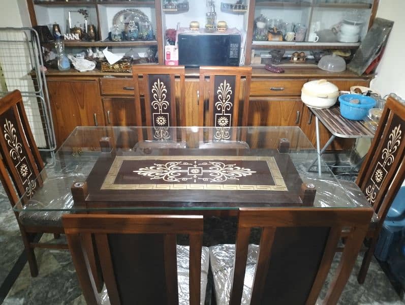 Wooden dining table 2