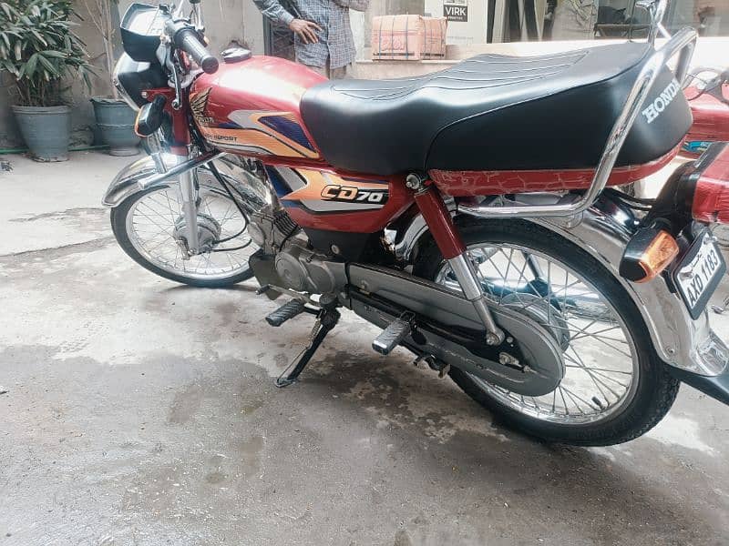 Honda CD 70 bike bilkol new h number Laga h mery nam ka 3