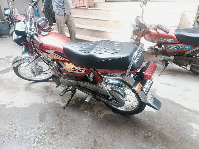 Honda CD 70 bike bilkol new h number Laga h mery nam ka 4