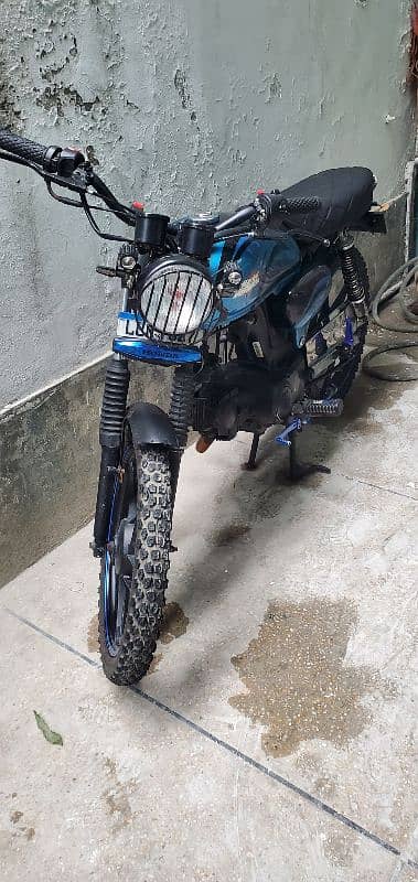 Honda 70cc fully modified everything is expensive install. 8