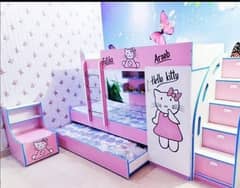 wardrobe bunker bed for kids