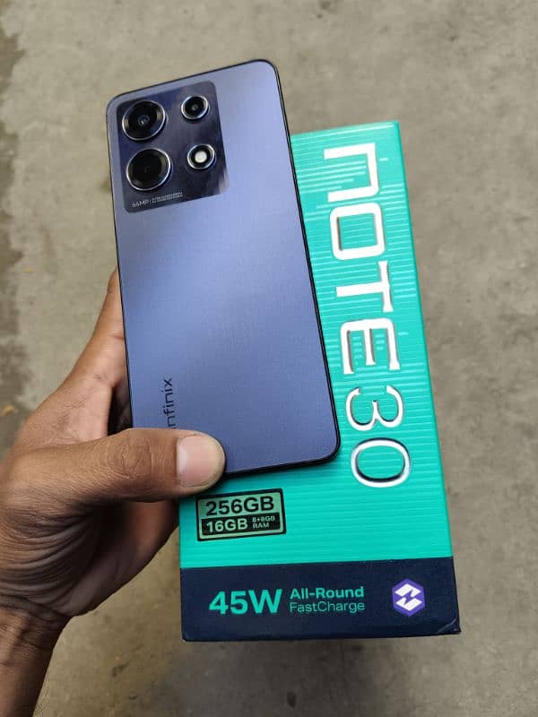 infinix Note 30 with Box 16/256 1