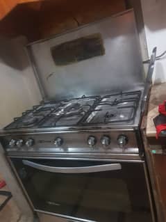 oven with 5 burners of sky flame cooking range