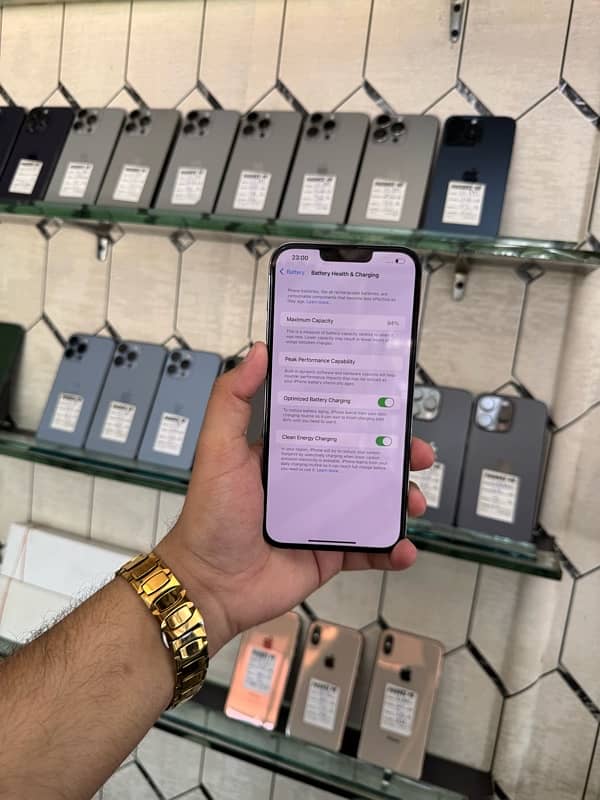 I phone 13 pro max 256gb PTA approved 94% battery health 6