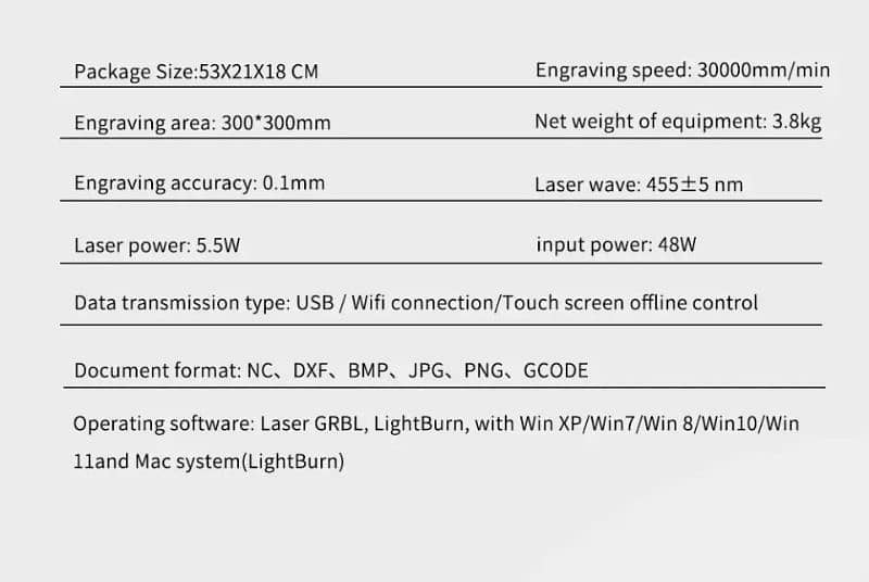 TTS 55 40W Laser Module for Laser Engraving Wood Cut 4