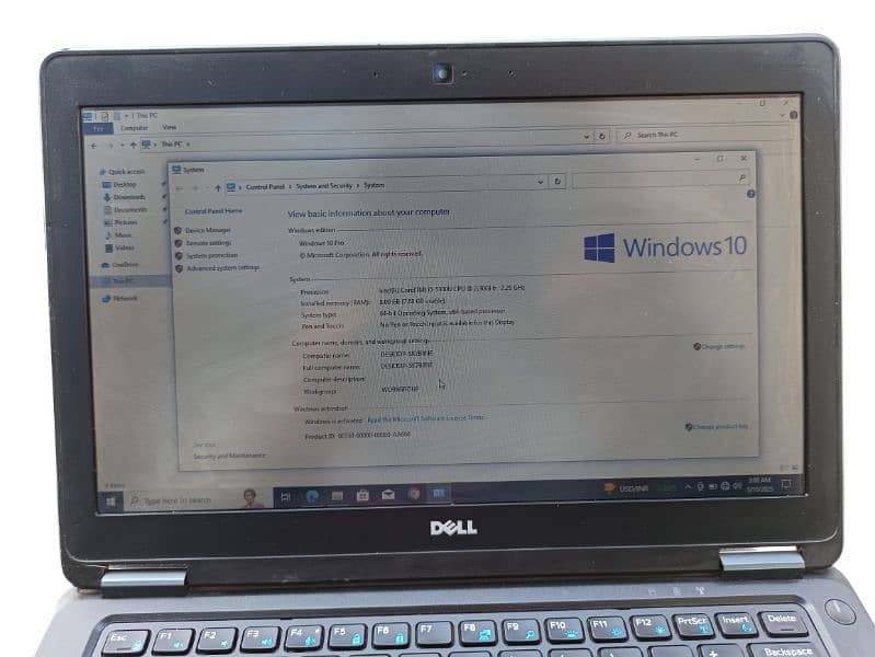 DELL laptop E7250 10