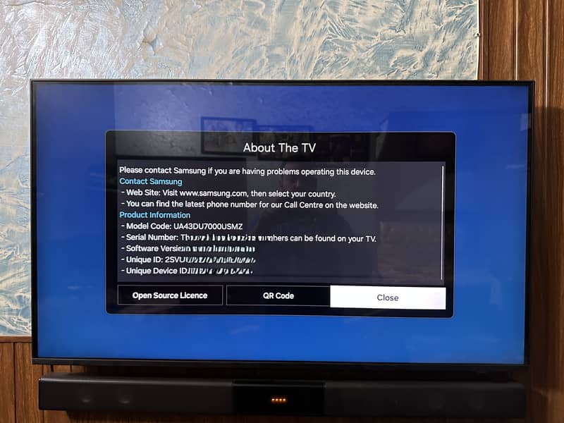 Samsung DU7000 43 Inch 4K Original few days used 1