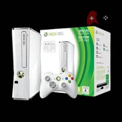 Xbox360with one controller jailbreak  with 109 games installed