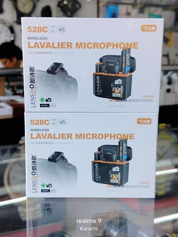 Lensgo wireless microphone | For type or 3.5mm input for Dslr | Double 0