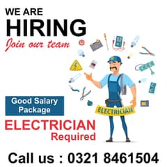 Electrician Required