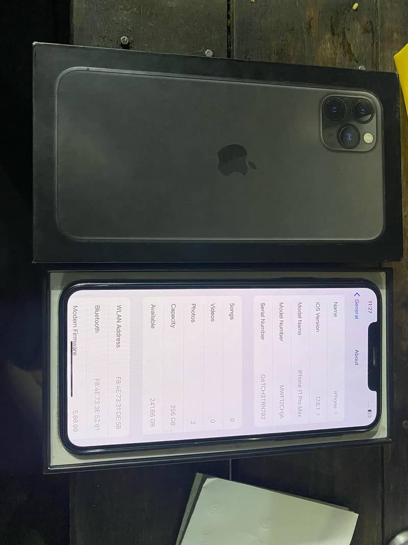 iphone 11 pro max jv | 256gb 100% Battery Health 11