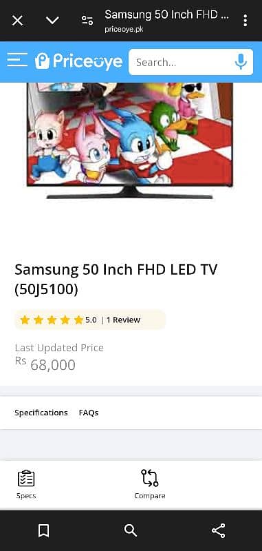 Original Samsung 50 inch full hd 6