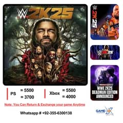 2K25 GAMES FOR PS4 AND PS5