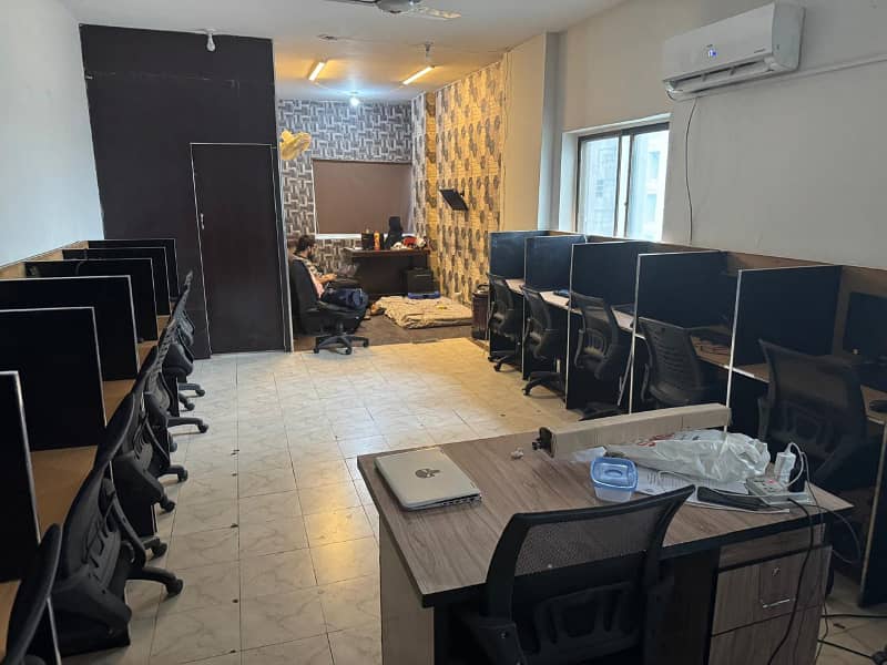 Ideal 580 SqFt Office for Rent on Main Boulevard Gulberg Lahore 0