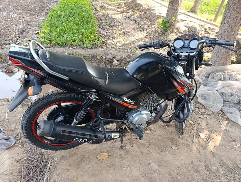 Yamaha YBR 125 Black COLOUR 6