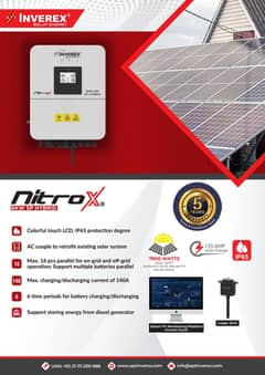 Inverex Nitrox 6KW Hybrid Solar Inverter/Nitrox Inverter/Inverex 6KW