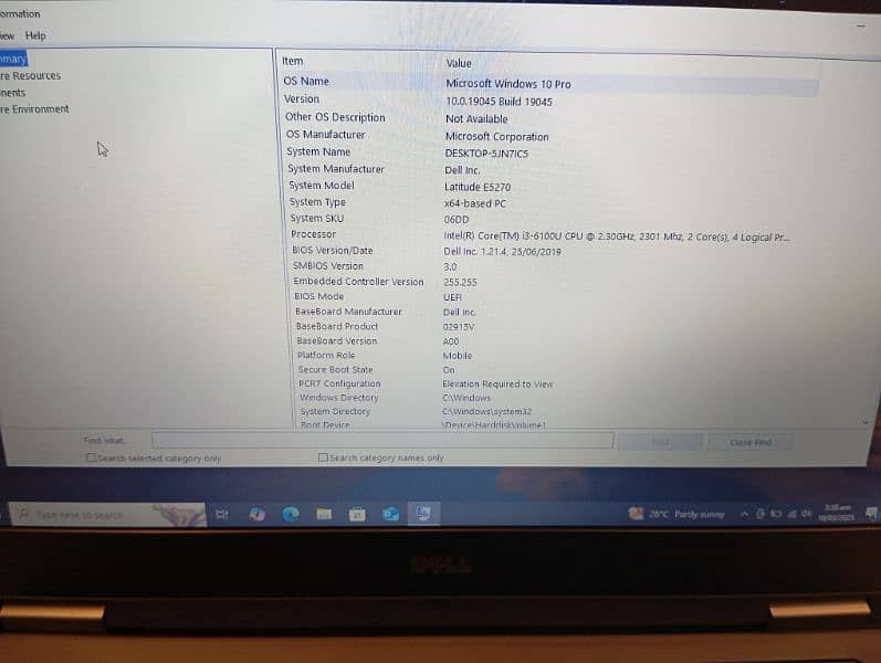 Dell latitude E5270. core i3/6th gen laptop for sale 4