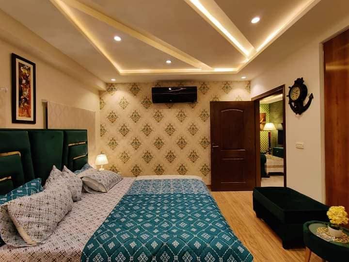 1 Bed Fully Furnished Apartment for Rent In Sector C Super Hot Location Bahria Town Lahore 2