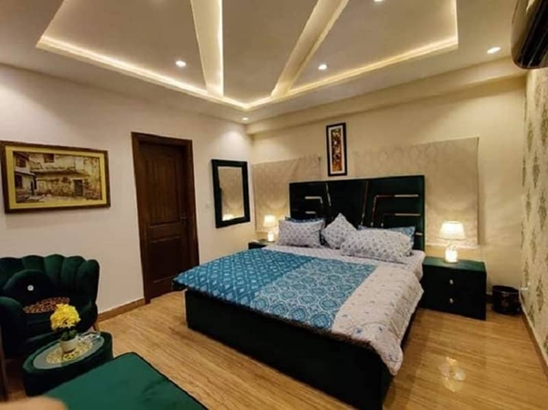 1 Bed Fully Furnished Apartment for Rent In Sector C Super Hot Location Bahria Town Lahore 6