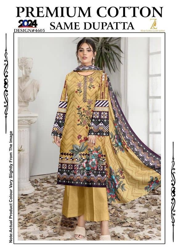 ladies 3 piece suit / Unstitched suite / ladies suite / 3 pc 8