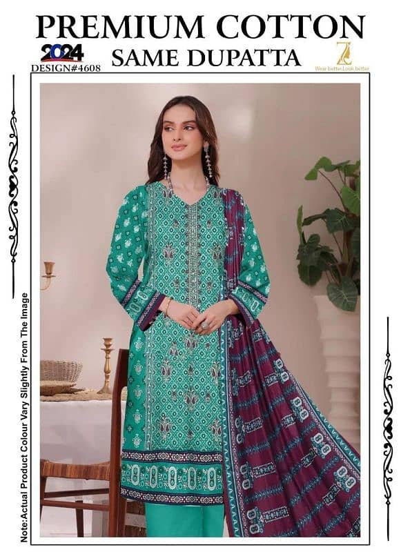 ladies 3 piece suit / Unstitched suite / ladies suite / 3 pc 10