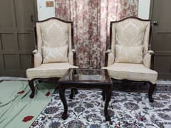 Coffee Chairs with Side Table