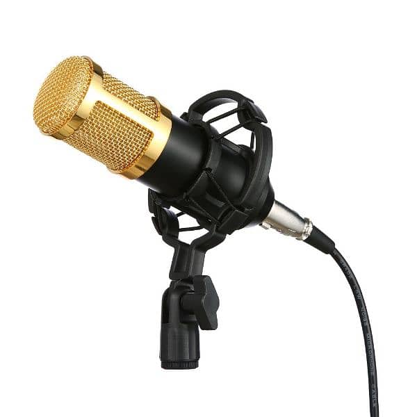 Condenser Microphone Kit – With Pop Filter & Microphone Stand + Mixer 1